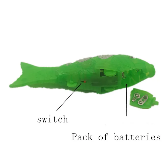 2021 Realistic Electric Fish Simulation Electric Kids Toy With Music