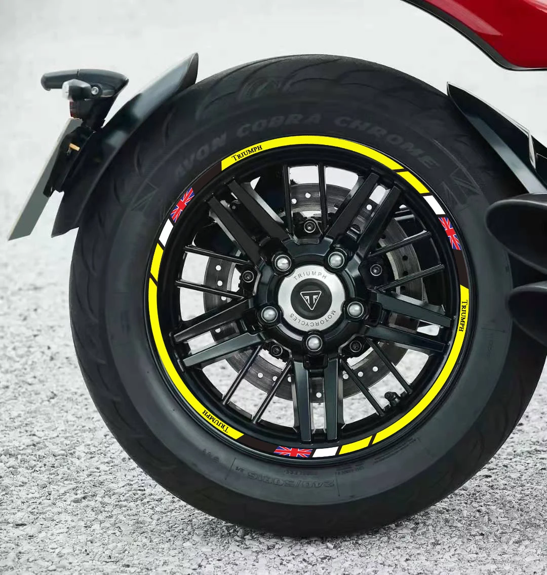
Fashion Triumphant motorcycle General Reflective Sticker motorcycle rim stickers 17 