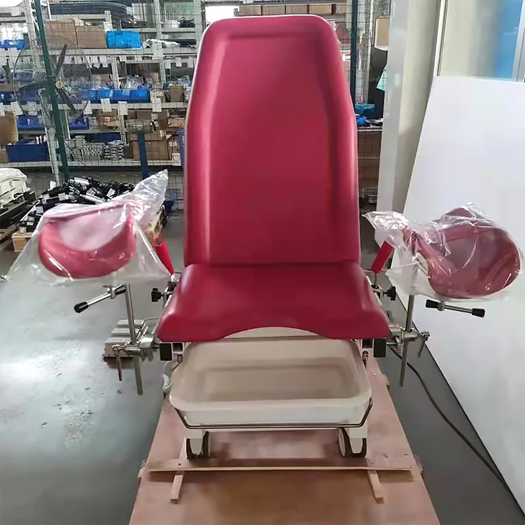 Gynecological electric examination bed foldable Electric Gynaecology delivery Bed Examination Tables