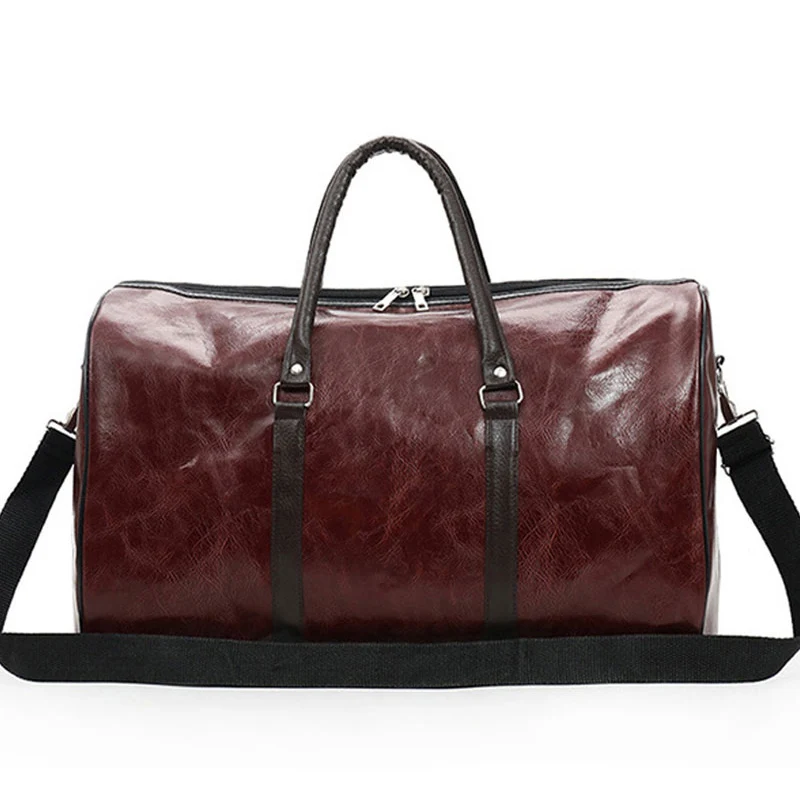 Новинка, современная спортивная сумка weekender из искусственной кожи для мужчин, очень большие женские дорожные сумки для спортзала