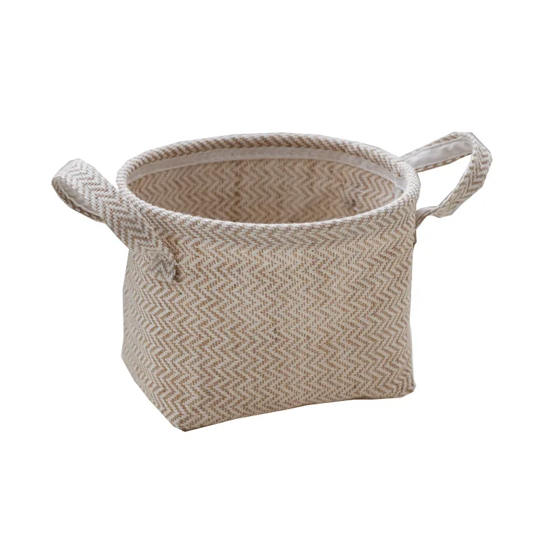 Eco-friendly jute fabric grow bag burlap indoor planter with handles