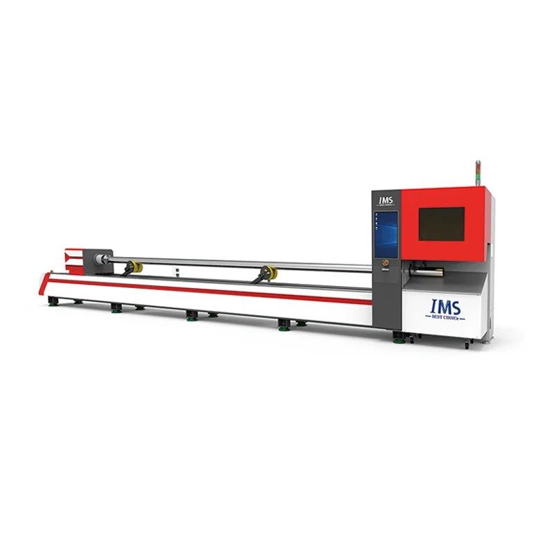 
Industry Metal Pipe Cutting Machine / Cnc Fiber Laser Tube Cutter Equipment 