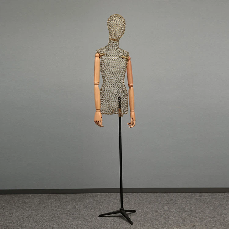 Good Quality Gold Female Mannequin Wholesale Full Body Display Gold Mannequin