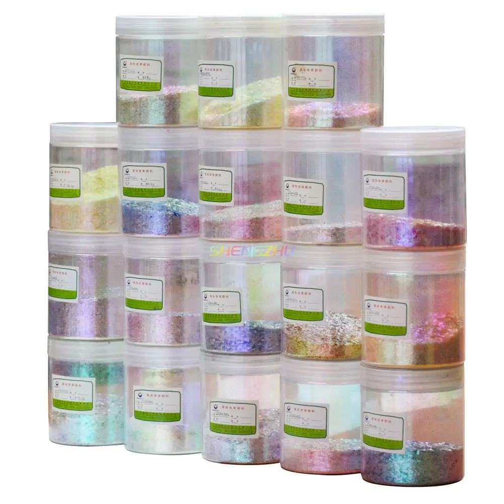 New Cosmetic Eyeshadow Color Shifting Chameleon Pigment Powder flake palette kit