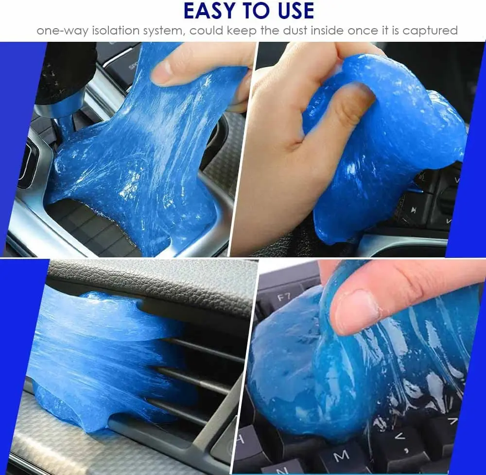 Cleaning Gel for Car Universal Detailing Dust Car Crevice Cleaner Detail Removal Putty Cleaning Keyboard Cleaner for Car Vents