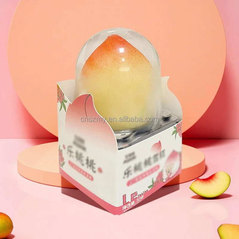 Мороженое в форме персика подходит для оптовиков.