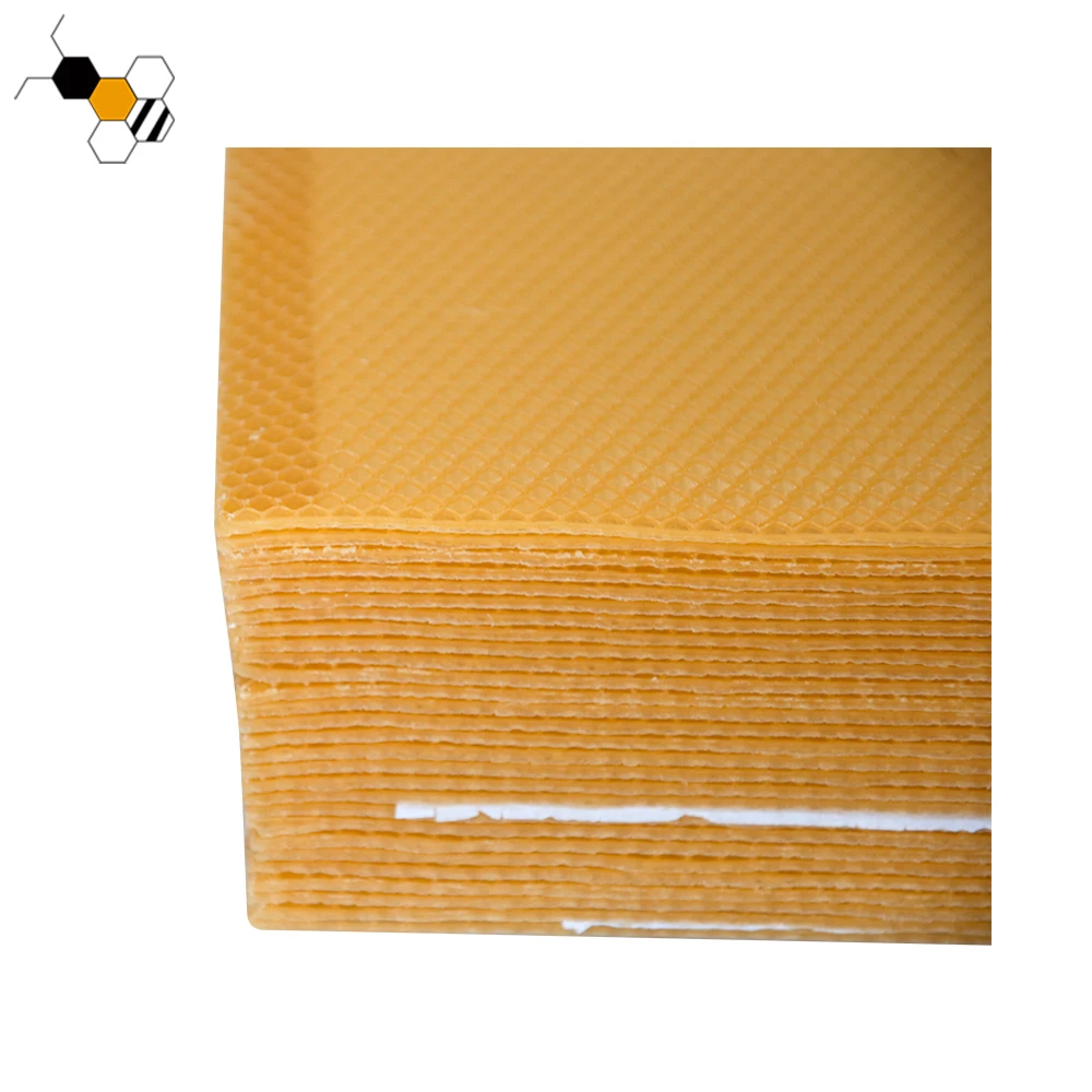 OEM/ODM 41.5*19.5cm 100% Dadant Beeswax Foundation Sheet