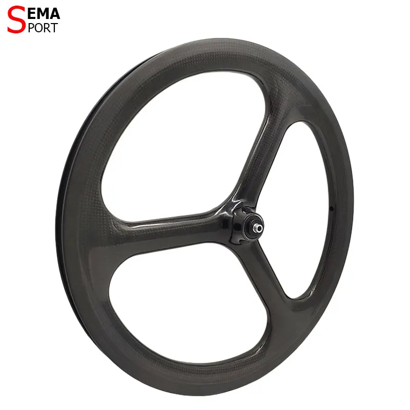 349HV3-TW T700 Carbon 3spoke set Taiwan Hubsmith Hub Folding Bicycle Long Warrnaty 349 Trispoke Wheel