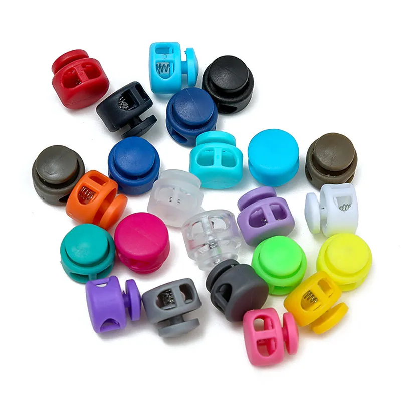 
 Пластиковый цветной стопор для шнура  