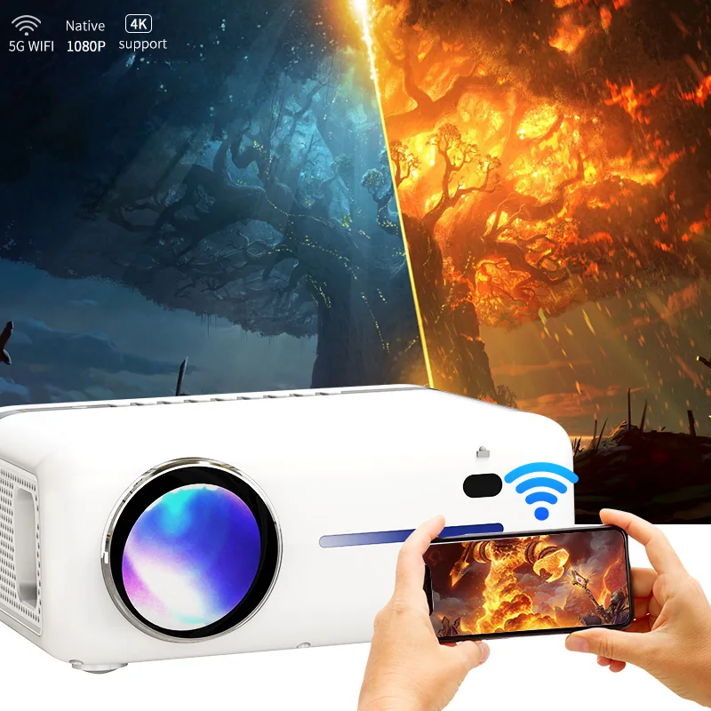 Proyector De Galaxias Small Projector For Home Bi Led Projector Lens 3.0 Biled Light Interactive Cinema Projector
