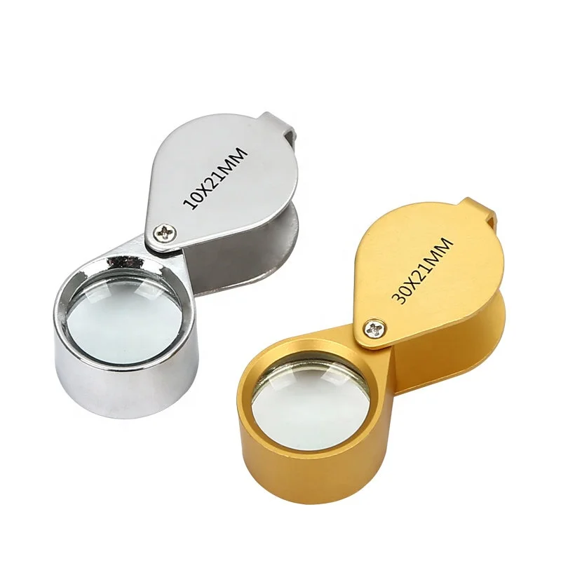 Professional manufacturer MG55367 10X glass lens high quality jewelry eye loupe