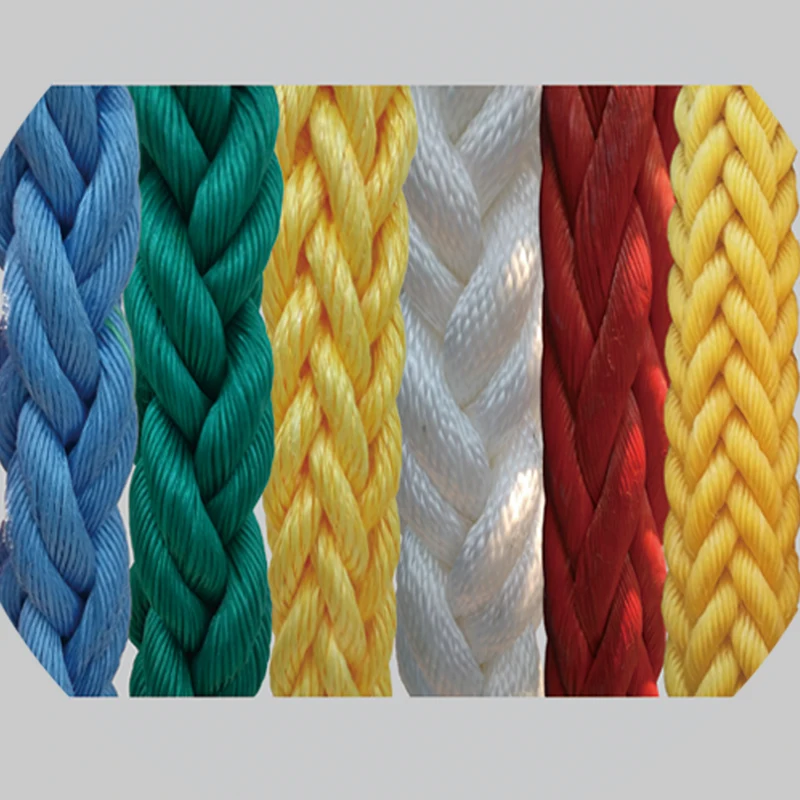 Hot sale braided mooring rope for sea