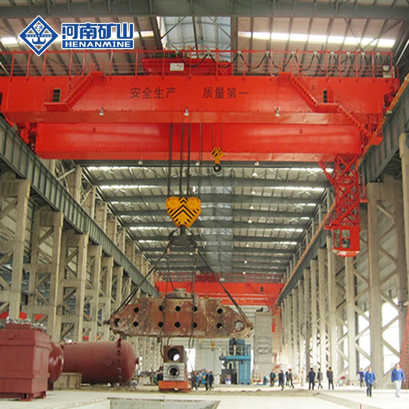 Heavy duty customized double girder electric bridge crane 100 ton 200 ton