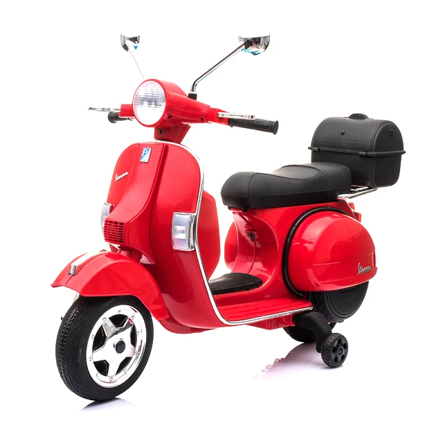 Лицензированный автомобиль VESPA PX150 для езды на автомобиле игрушки девочек детский электрический мотоцикл детские мотоциклы