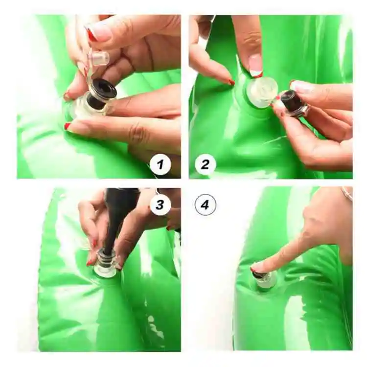 Factory Wholesale Water Park Swimming Floating Toys Leaf Inflatable Floating Rows Game Rest Toys