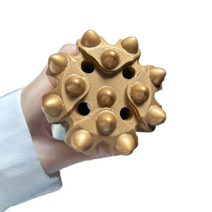Excellent Performance 76mm T38 Drop Center Face Button Bits for Underground Mining Machines