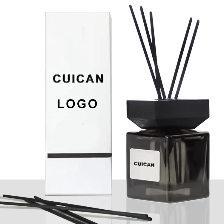 118ml Luxury Reed Diffuser Scent Glass Bottle No Fire Fragrance Candles Set Home Decor Fireless Scented Candle With Box