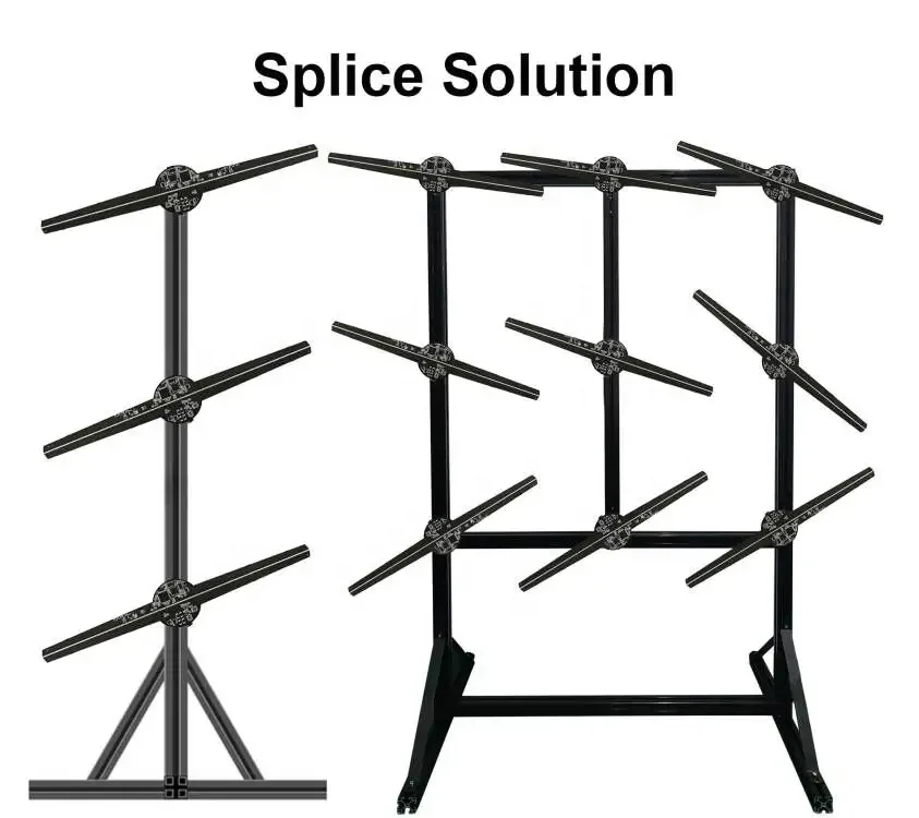 Virtual Human Splice Cloud Manage Mall Stage Ventilador Holograma Publicidad Holographic Display 3d Hologram Holographic Fan