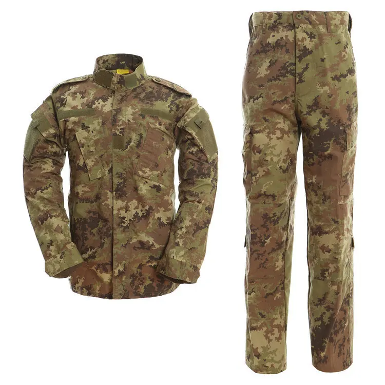 KIANG Custom Green ACU Tactical Pants Clothes Suits Camouflage Multicam Rip-stop Uniform