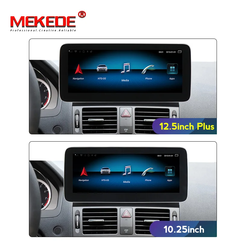  Автомобильный dvd-плеер MEKEDE 10 25 дюйма android 8 ядер + 128 ГБ для Benz C Class W204 2008-2010 NTG4.0 Wi-Fi