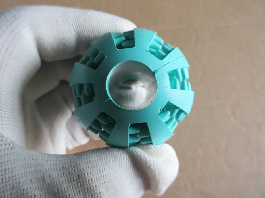 Dog chew ball inspection service