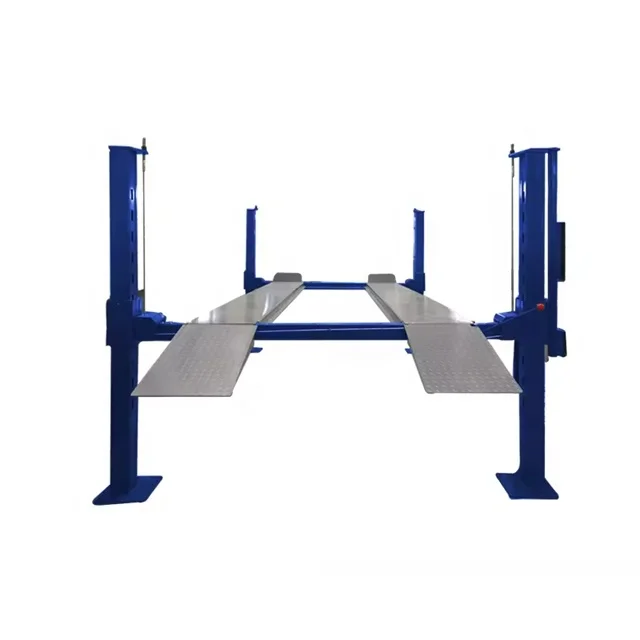 220v auto car alignment machine auto park pneumatic tire lift bridge workshop equipment parking lifter garage storage
