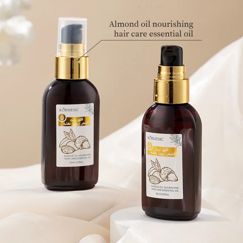 Kormesic Hair Care Essential Oil Smooth Soothing Nourishing Herbal Coconut Oil Keratin Vegan Hyaluronic Acid Wholesale