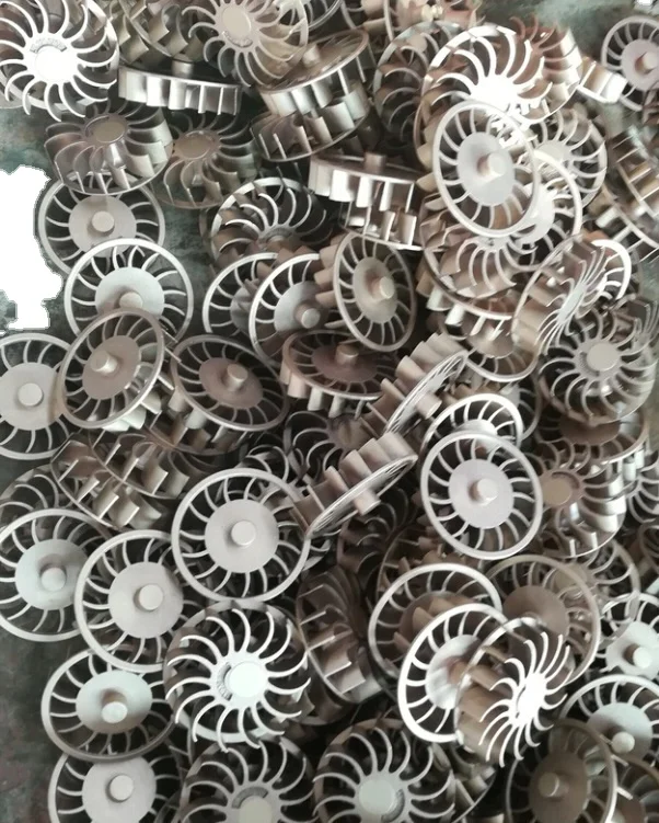 Hebei Liyuan  copper castings brass All kinds of hardware product open double pump impeller impeller pump