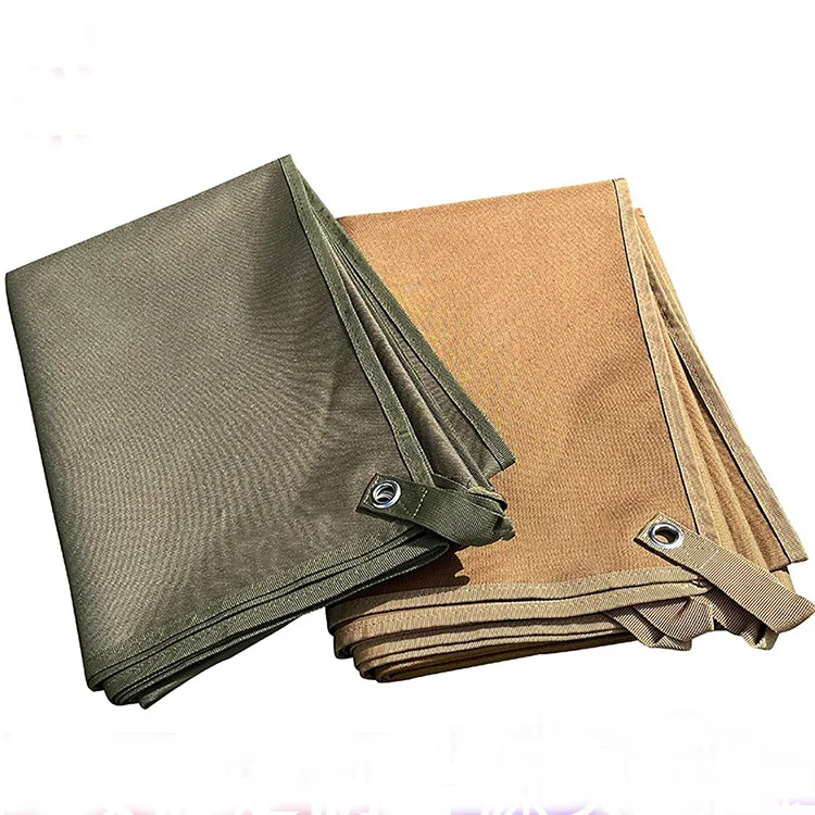 Waterproof Durability Tent PVC Canvas Tarpaulin PVC Truck Covering Outdoor Camping Picnic Blanket