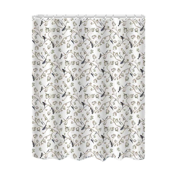 Shower Curtain Bath Mat Set Model Bathroom Fabric New Printing Waterproof Bathroom Window Curtain Cloth Shower Curtains Modern