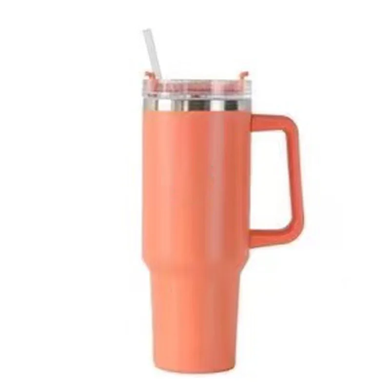 Romantic pink color 304 Stainless Steel Tumbler water cup coffee beer double wall  vacuum width mouth mug cup