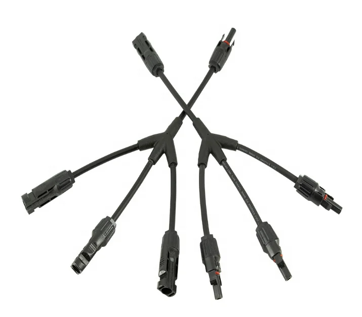SunRo y branch solar connector PV 1000V 1500V waterproof  panel connector Solar cable parallel connector 3 to 1
