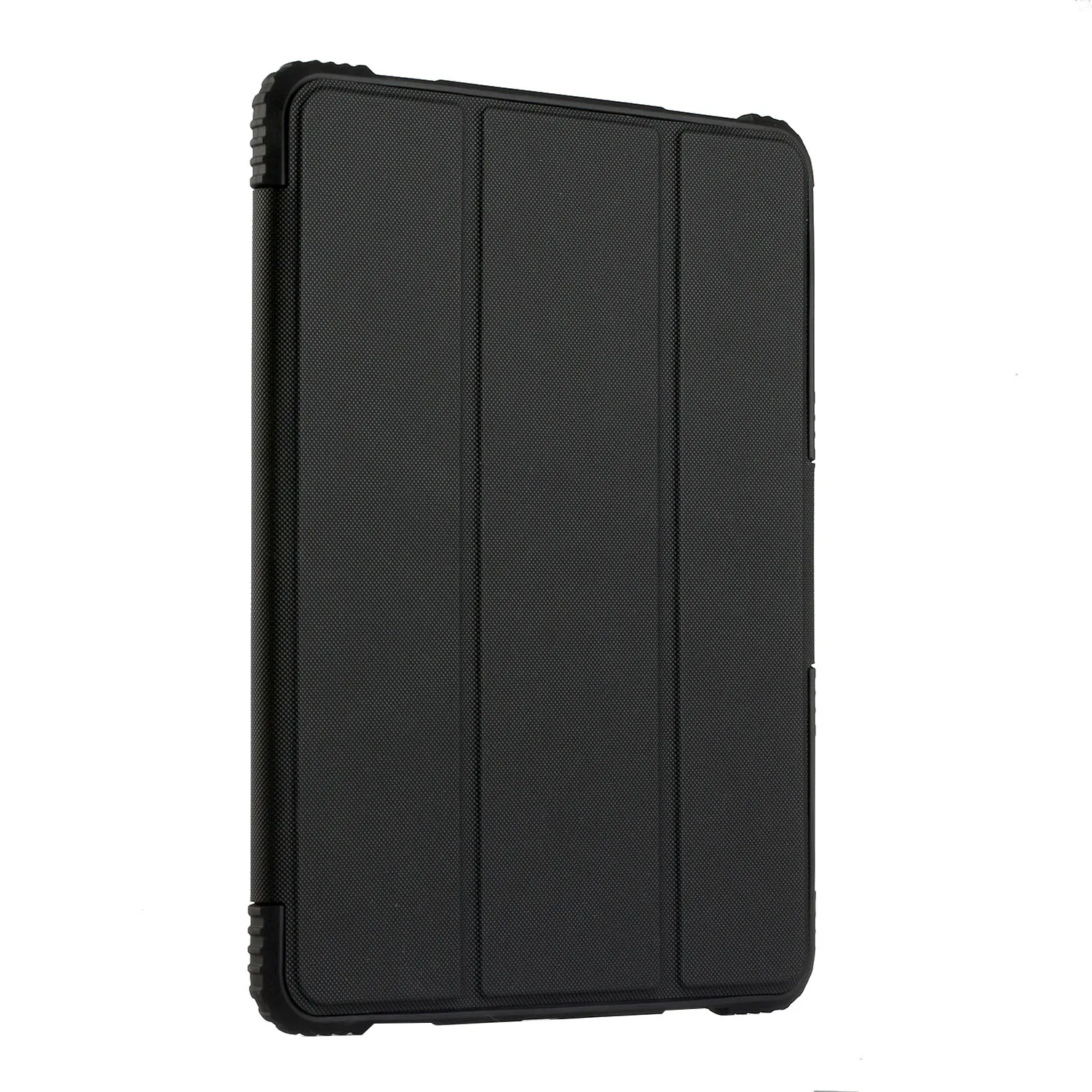 Anti-Slip & Anti-Shock TPU PC Case for iPad Pro 12.9 Inch Transparent Hard Shell Cover with Pencil Slot Design