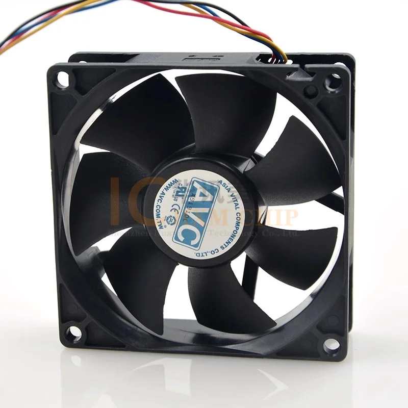 DL08025R12U 12V 0.50A 8CM 4-pin/wire CPU chassis PWM speed regulation cooling fan