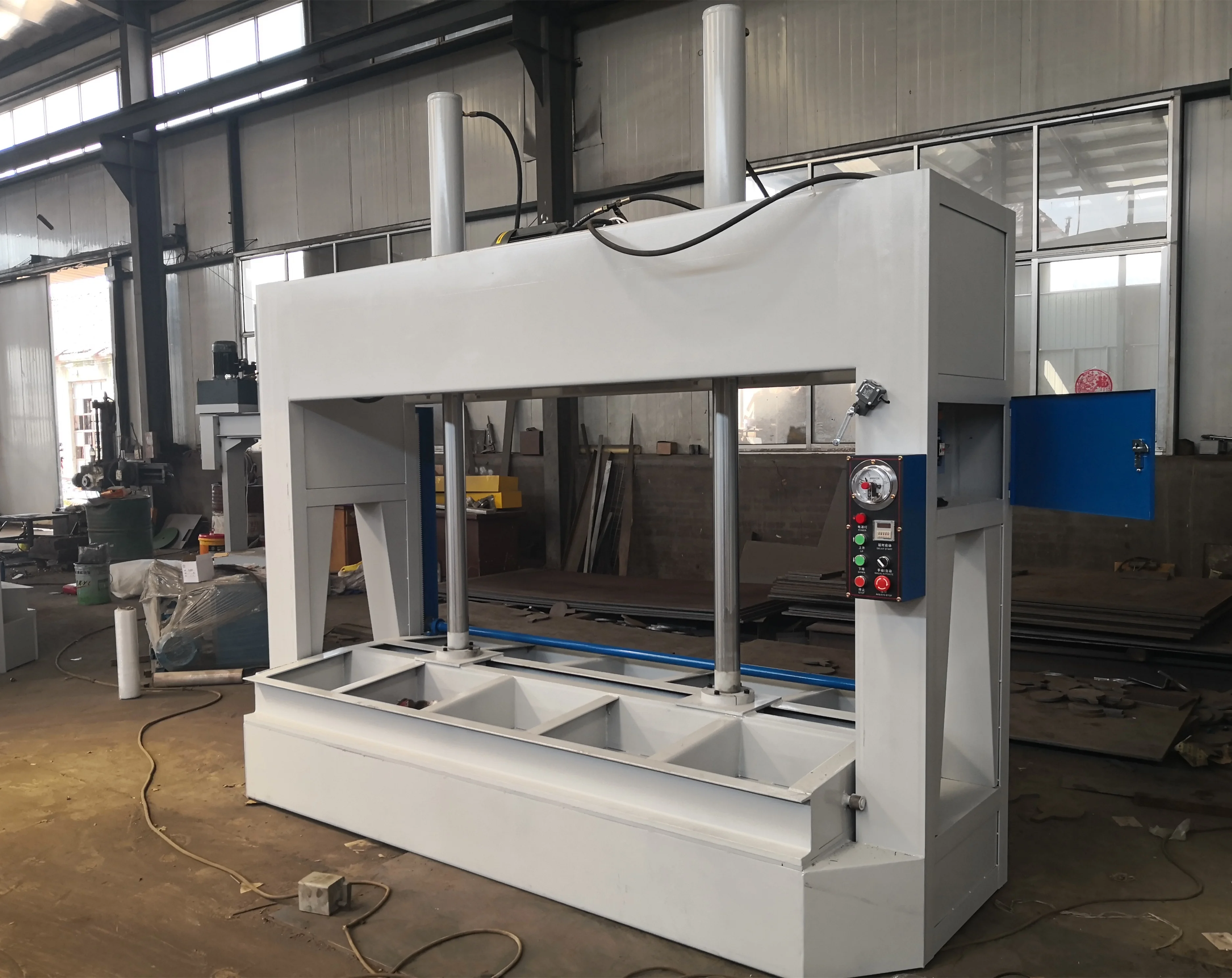 1300x2500mm 50T Hydraulic plywood melamine board laminate furniture wood door woodworking cold press making pressing machine