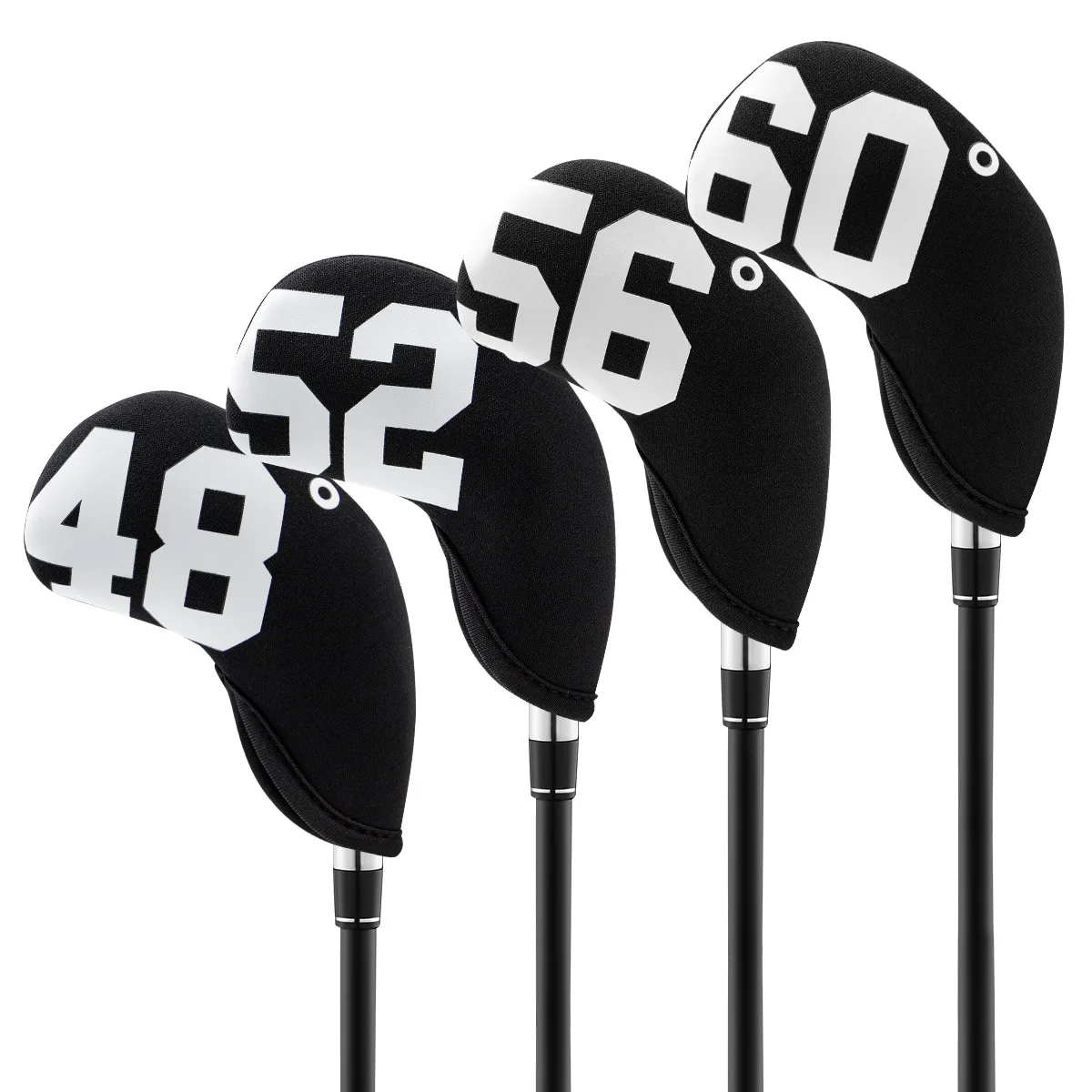7pcs Large Number Golf Wedge Covers Set Headcovers 48 50 52 54 56 58 60