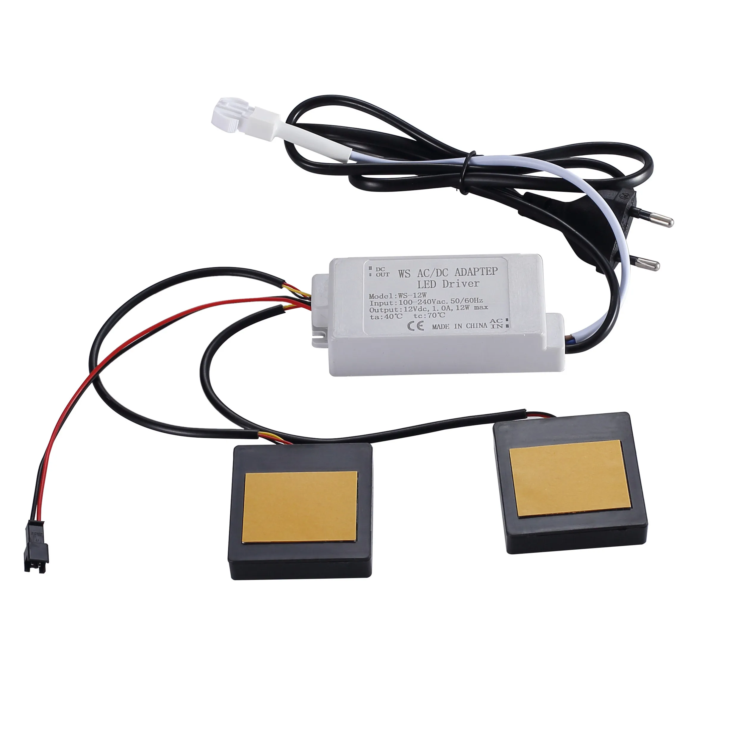 Control de interruptor de de espejo de luz Led con controlador de fuente de 110V 220V interruptor de sen