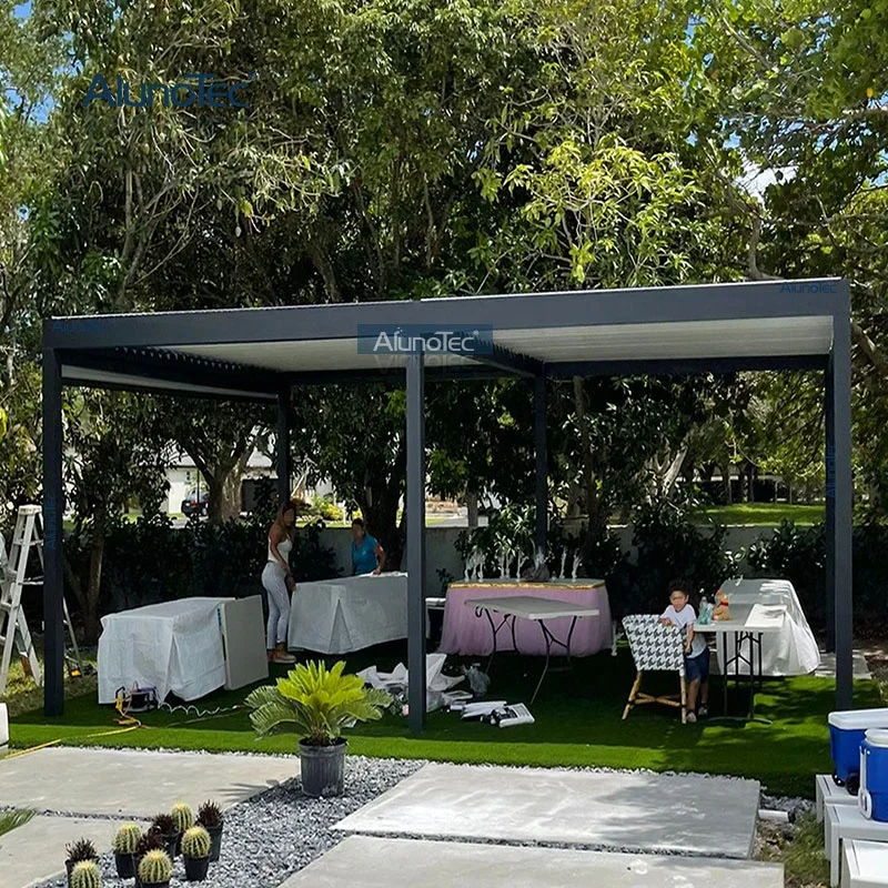 16x16 Feet Wall Mounted Creat Perfect Backyard Patio Shelter Protection Outdoor Oasis Pergola Gallery