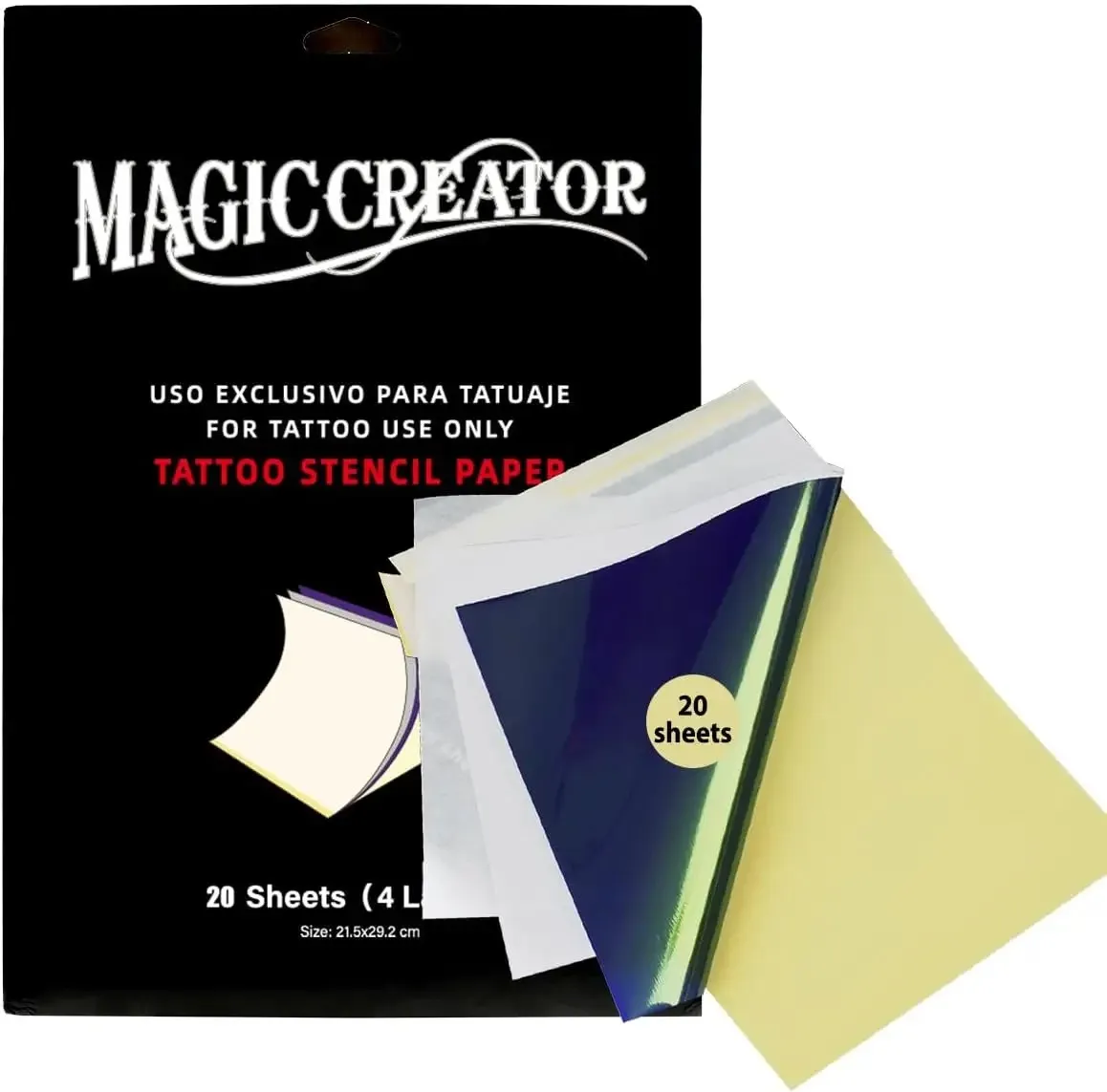 Good price  20pcs/bag tattoo stencil paper Tattoo Thermal Paper Magic Creator