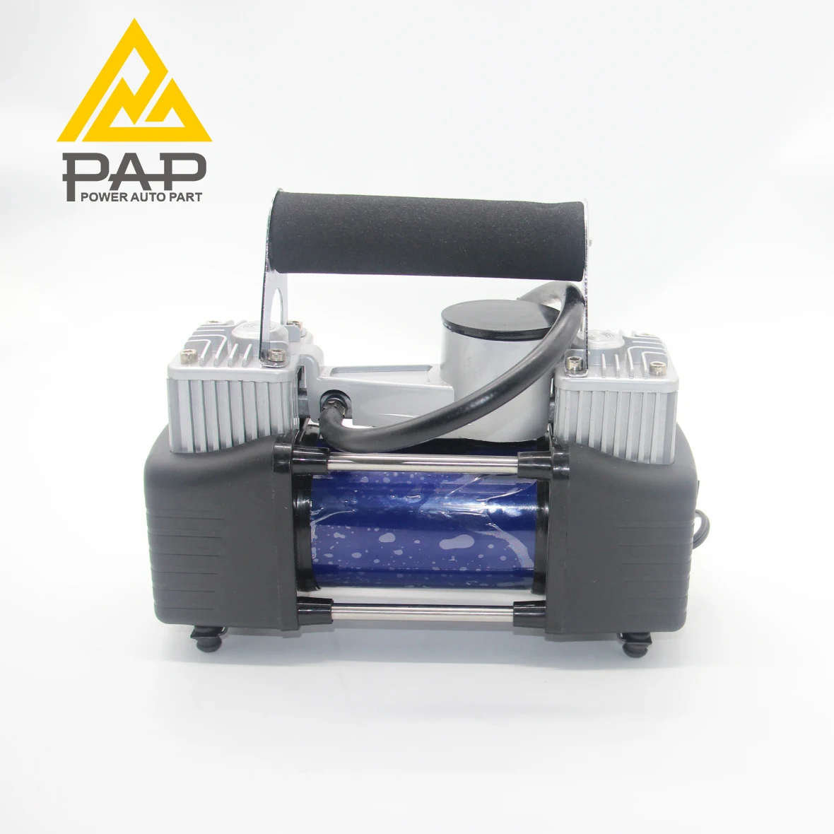 2020 Hot Sale Double Cylinder Metal Auto inflation Mini DC 12V Portable Car Tire Air Compressor Pump ,Tyre Inflator for Cars