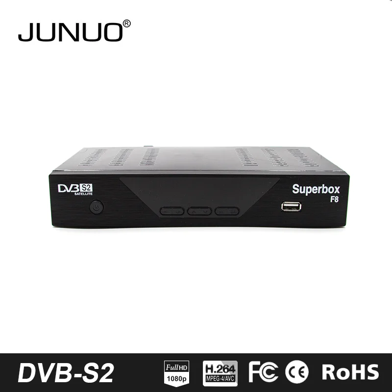 JUNUO Новый цифровой спутниковый ресивер DVB-S2 ТВ