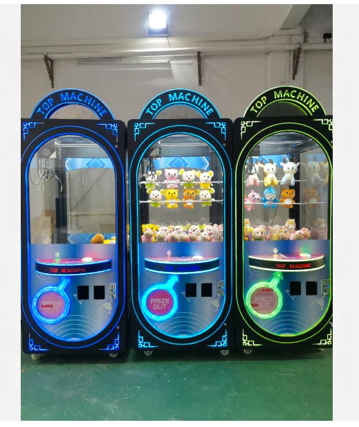 Factory Wholesale Custom Coin Operated Toy Arcade Claw Crane Machine Cheap Bill Operation Doll Claw Machine With Bill Acceptor