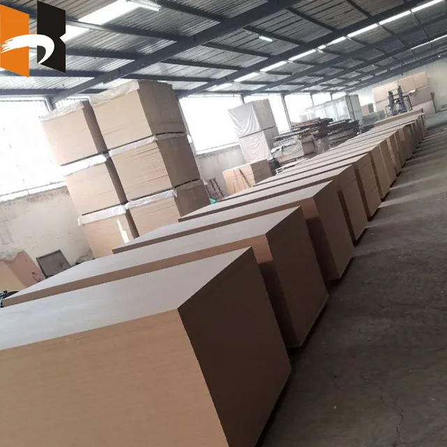 5mm 25mm Plain Raw Medium Density Board MDF Panel for Interior Door Making