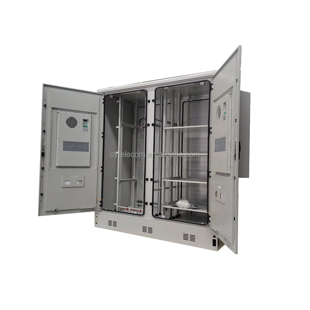 Manufacturer Outdoor Telecom cabinet 30U 42U Waterproof Telecom Equipment outdoor battery cabinet IP65 IP55
