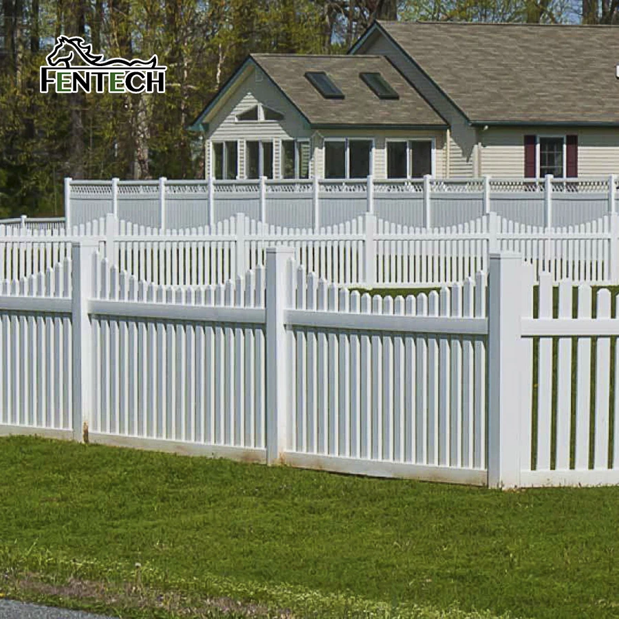 Durable High Quality Black/White Plastic/Vinyl/Pvc Small Fences for Gardens