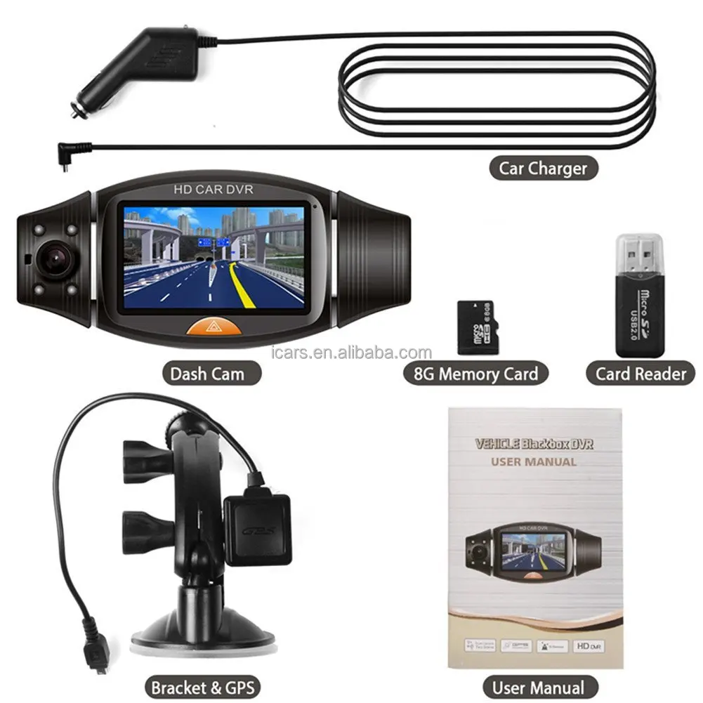High quality dash camera hd driving recorder car video recorder with G sensor DVR