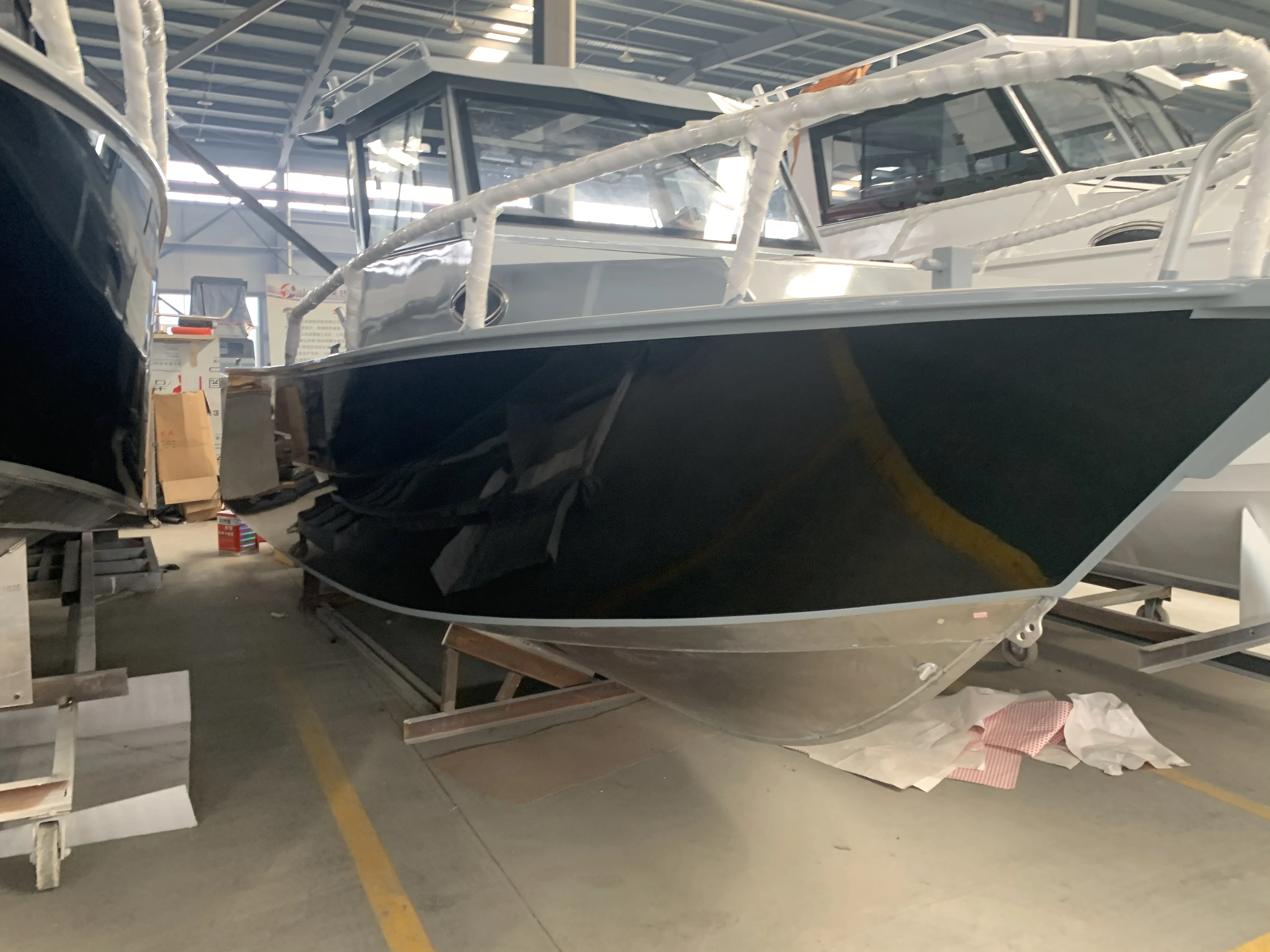 
Qingdao Gospel 6.85m/ 23ft Cuddy Cabin Aluminum Fishing Boat for sale with Australian Build Plate 