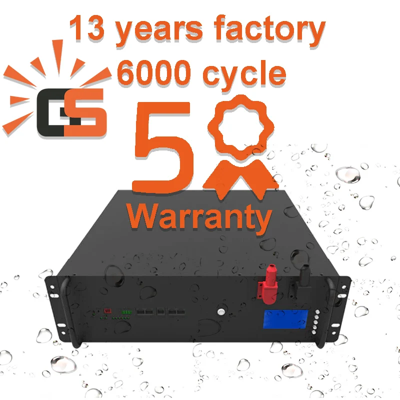 GSOK High Quality 48v 50ah Li Battery Supplier Prismatic Solar Power Generator Battery Pack Lithium Battery with Communication