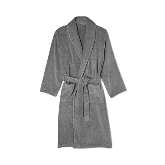 Оптовая продажа, роскошный купальный халат унисекс из хлопка с велюром из микрофибры, для гостиниц и домашнего использования, легкий сухой и мягкий