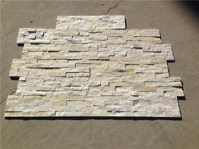 yellow quartzite stone Wall Veneer Mixed grey Slate Culture Stone Veneer for wall cladding